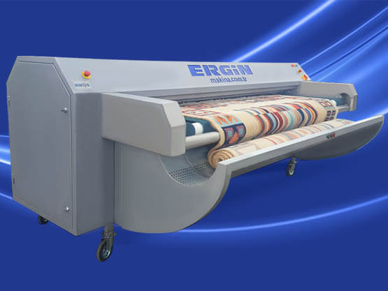 La machines de finissage des tapis